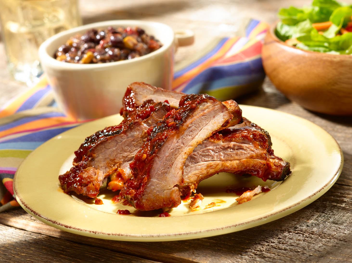 Chipotle-Glazed Ribs