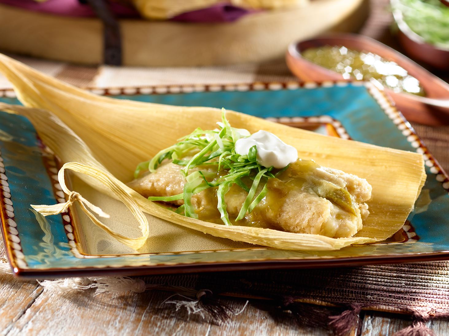 Tamales Mexicanos de Chile y Queso