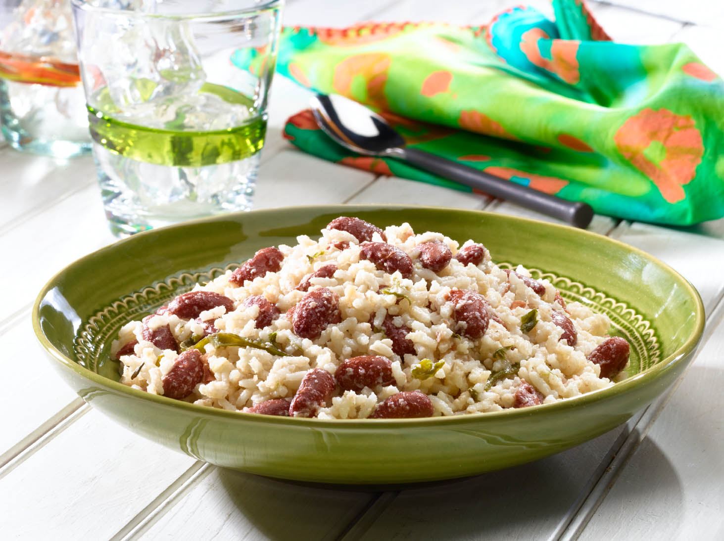 Frijoles Jamaiquinos con Arroz