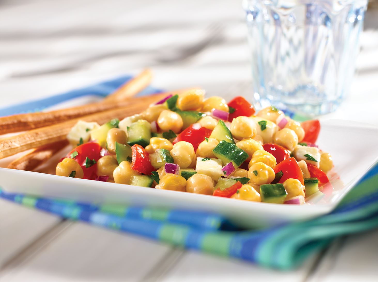 Ensalada Mediterránea de Garbanzos