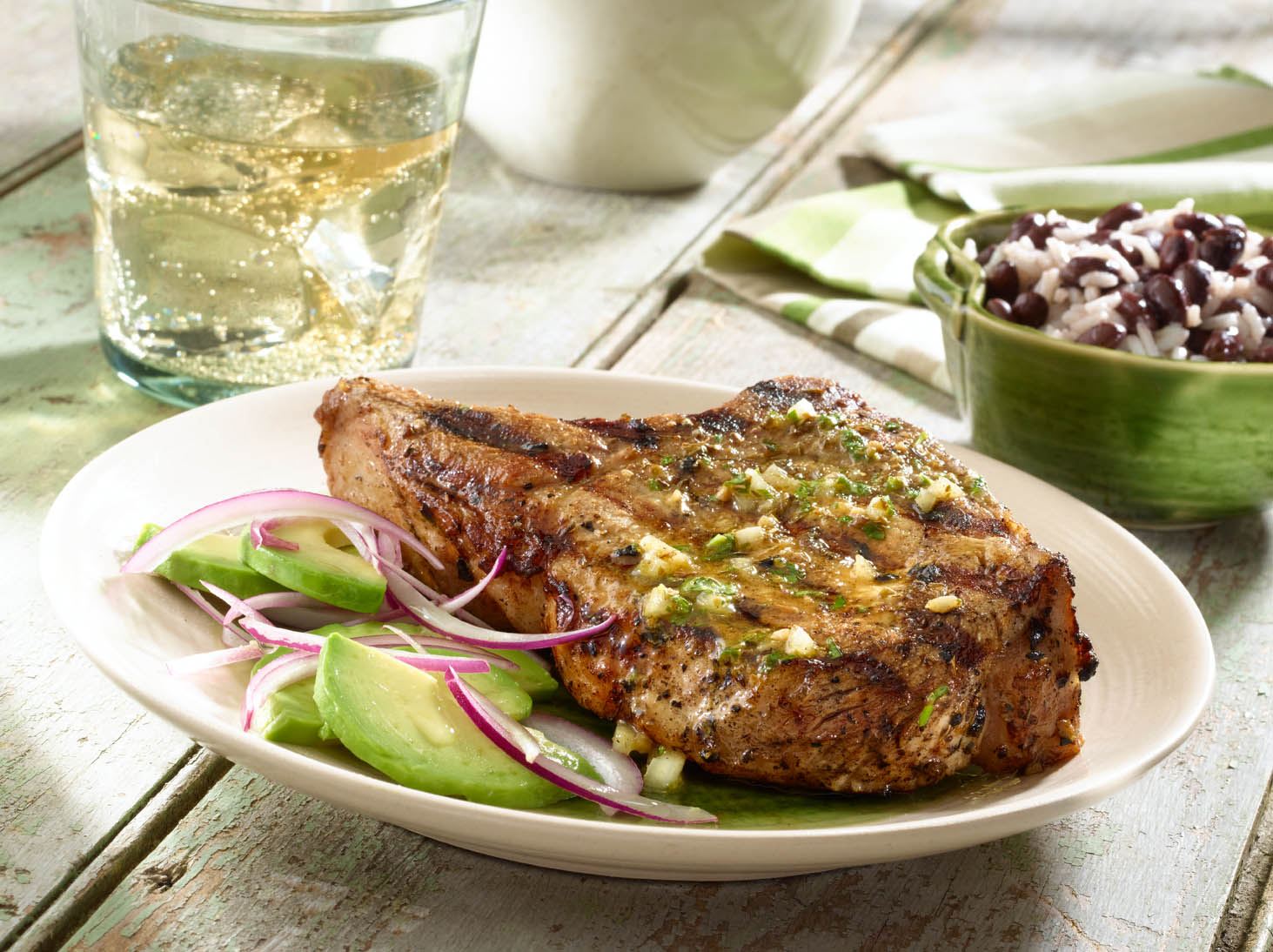 Grilled Mojo Pork Chops