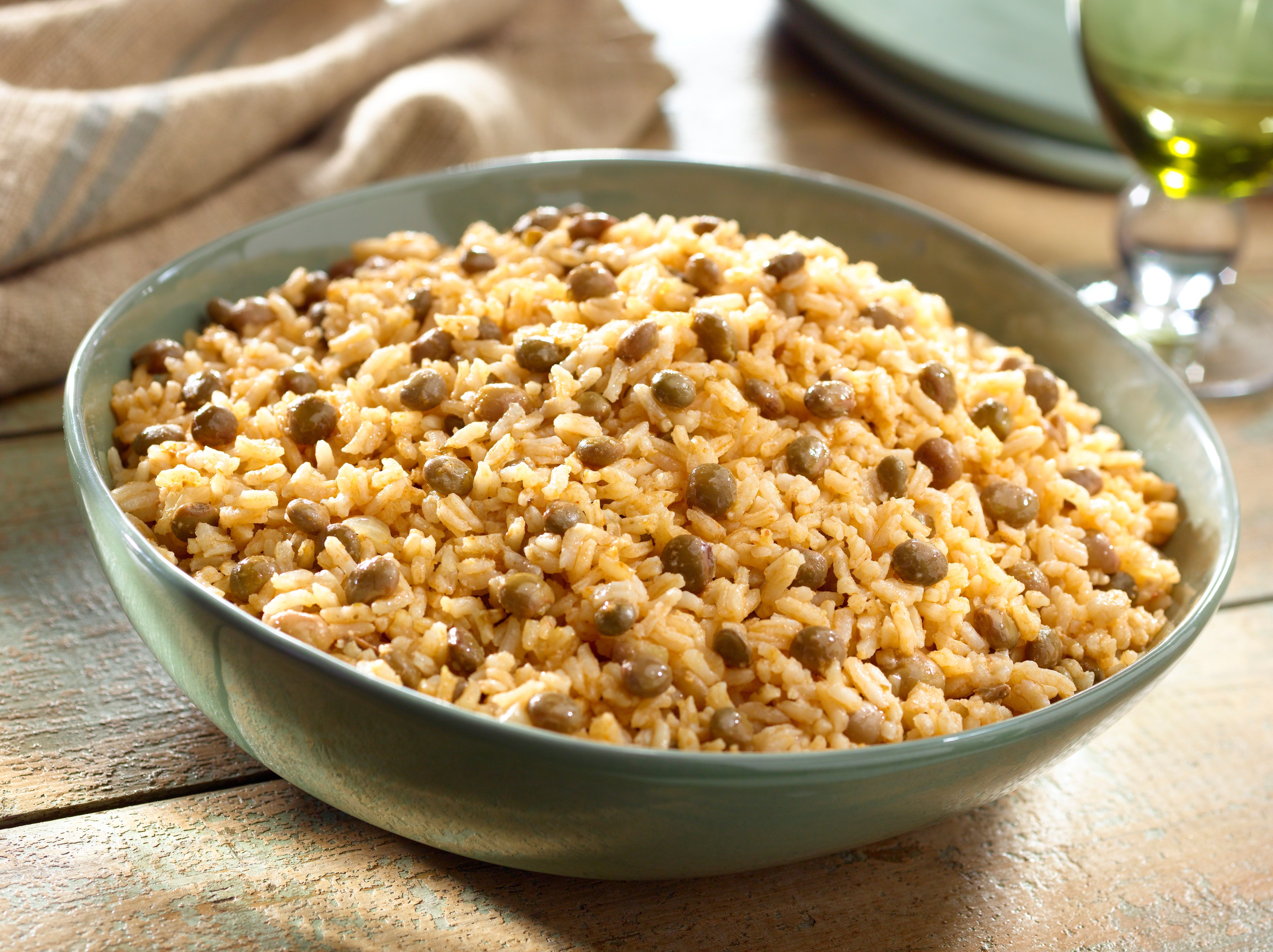 Rice with Pigeon Peas and Coconut