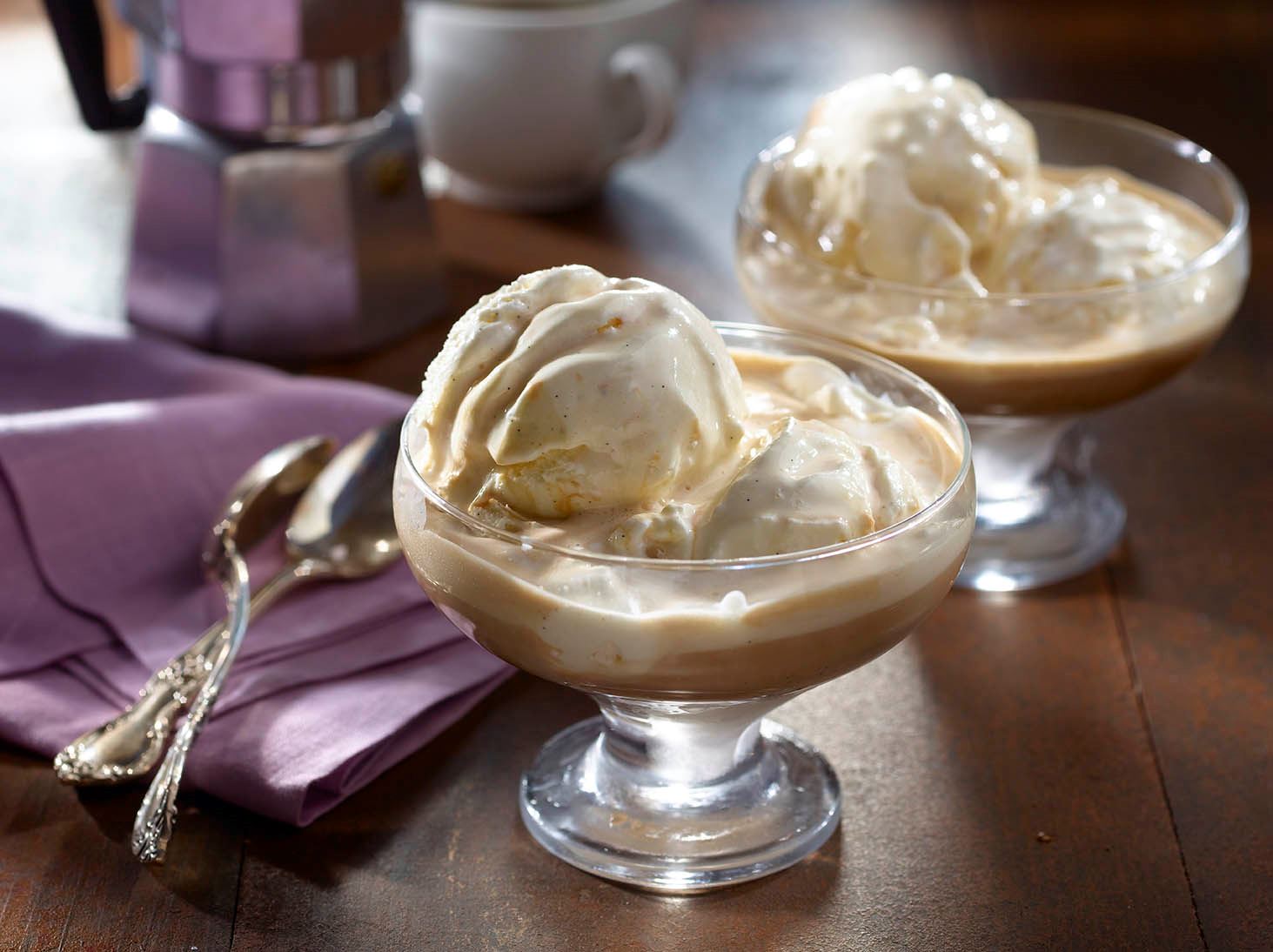 Affogato – Café Caliente con Helado