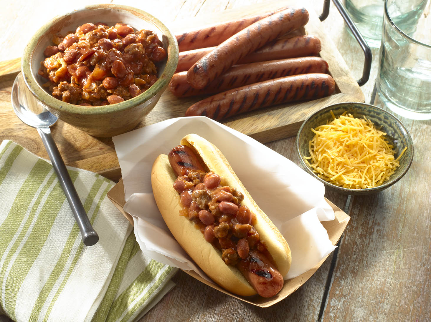 Hot Dogs con Chili