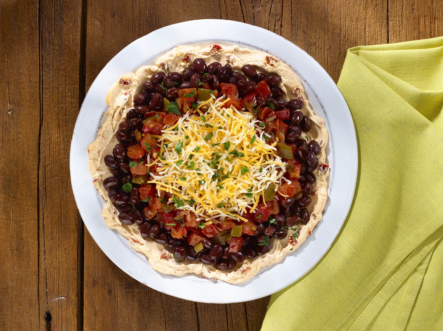 Cool Chipotle-Black Bean Layer Dip