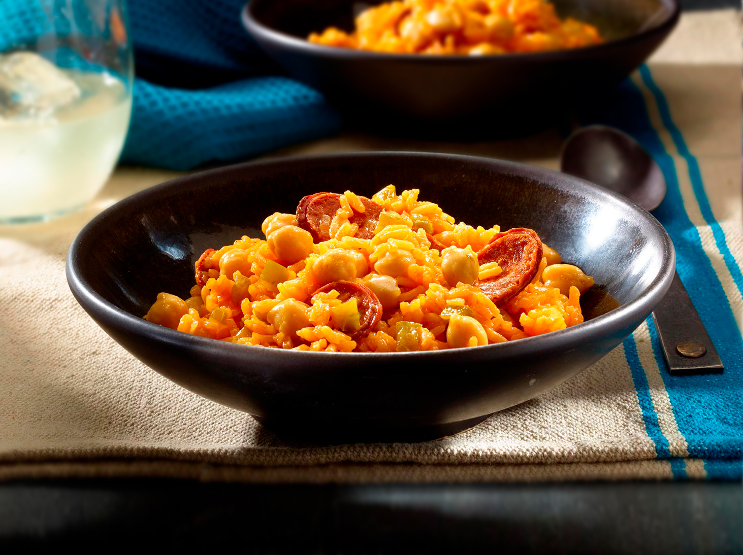 Arroz con Garbanzos y Chorizo