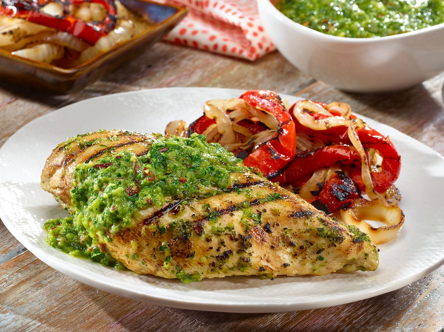 Grilled Chicken with Chimichurri Sauce