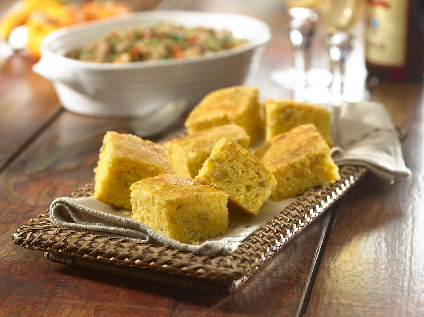 Pan de Maíz con Chile Verde