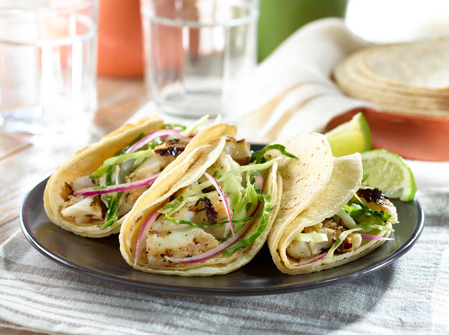 Tacos de Pescado a la Parrilla