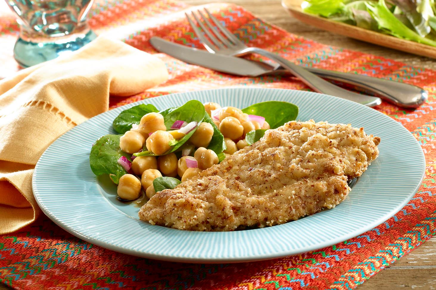 MiPlato Pollo Empanizado con Almendras