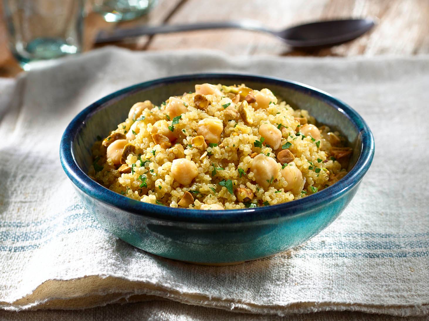 Pilaf de Quinua y Garbanzos