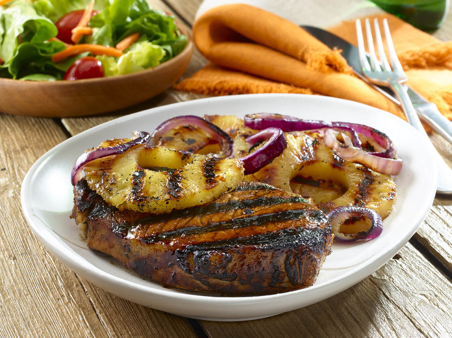 Chuletas de Cerdo con Piña