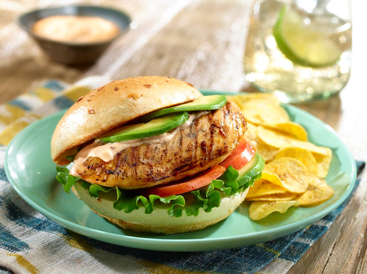 Grilled Chicken Sandwiches