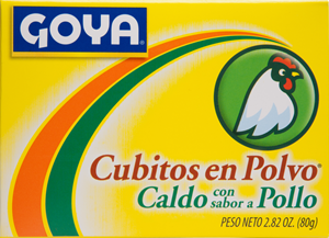  Cubitos en Polvo con Sabor a Pollo