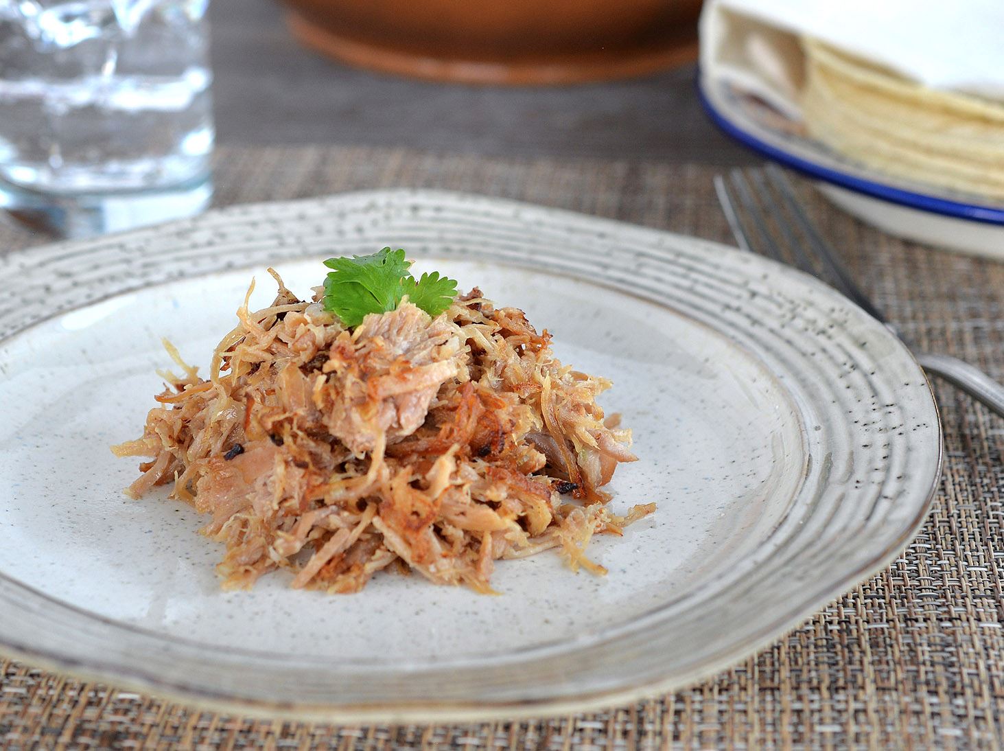 MiPlato Carnitas de Cerdo Salteadas con Ajo y Cebolla