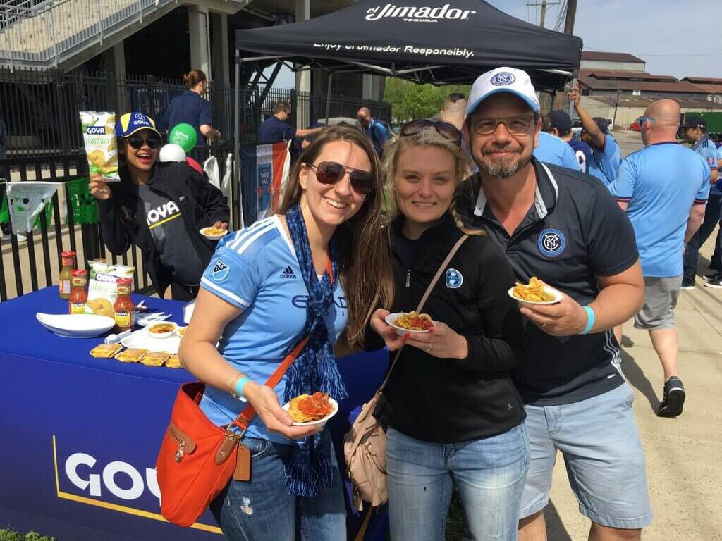 Celebrating 5 de Mayo tailgate New York City FC & The Third Rail! #NYisBlue 👕