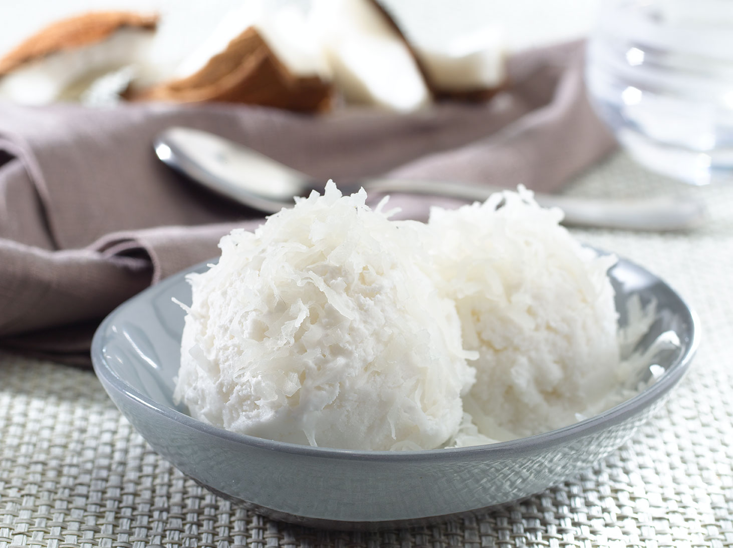 Postre Helado de Coco