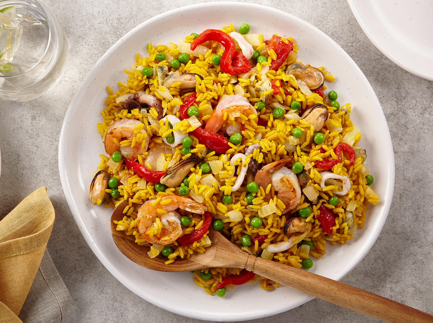 Arroz Fácil con Mariscos