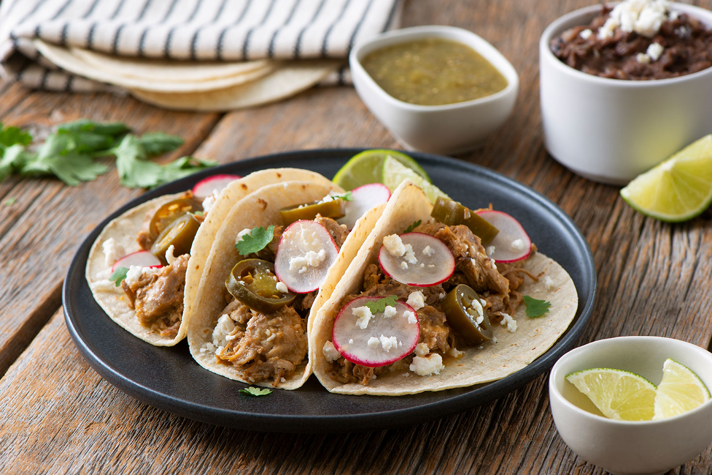 Tacos de Cerdo con Chipotle