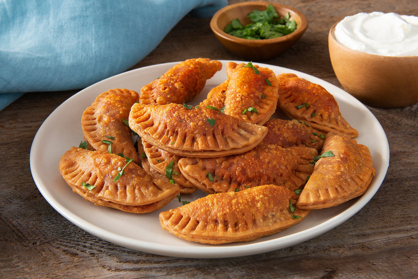 Mini Empanadas de Pollo Ahumado