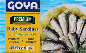 Baby Sardinas in Sunflower Oil