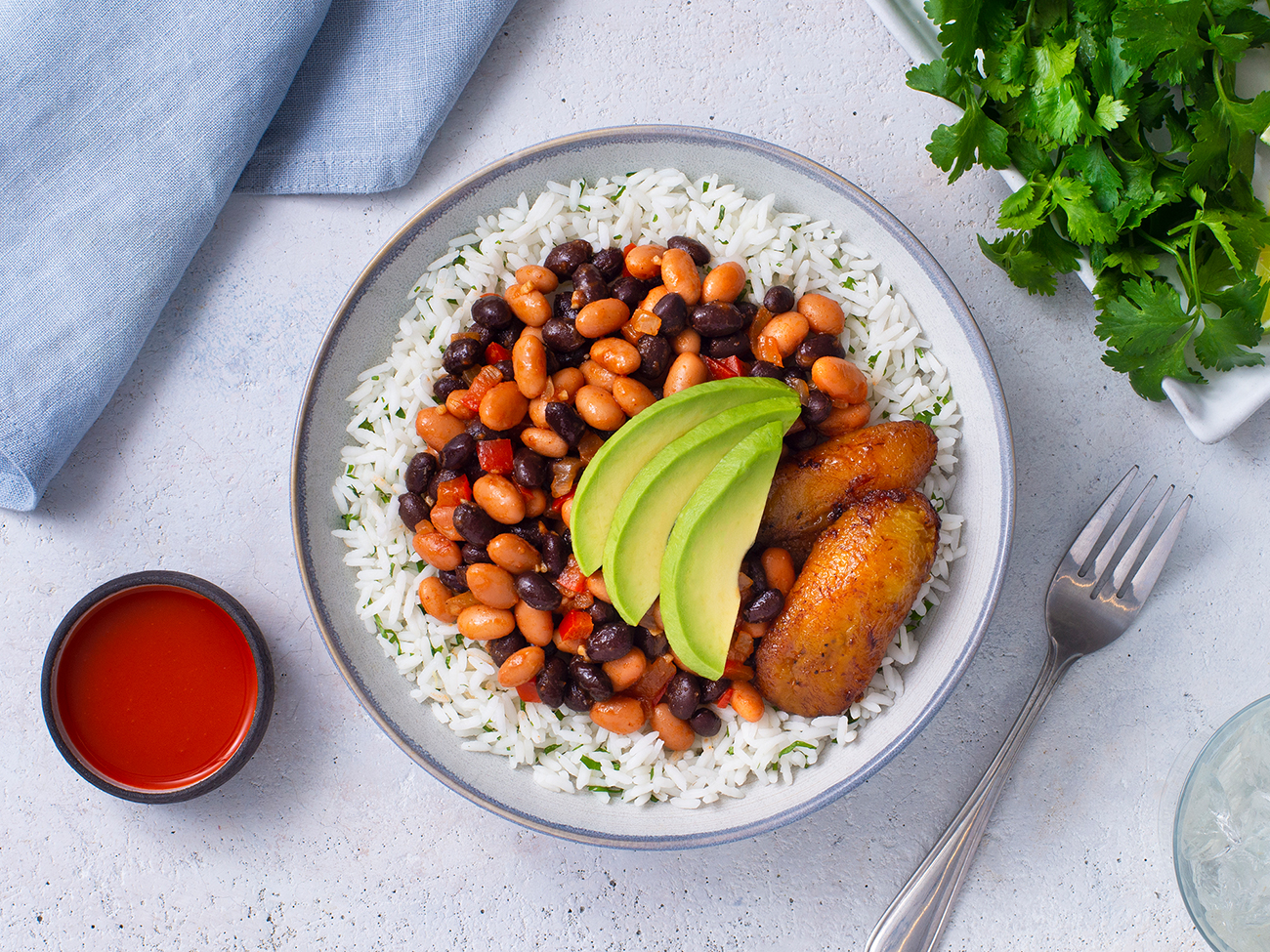 Ricos Frijoles con Arroz