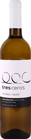 Tres Ceros Dealcoholized White Wine - Verdejo