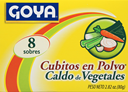 Caldo de Vegetales Cubitos en Polvo