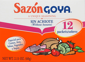 Sazón sin Achiote