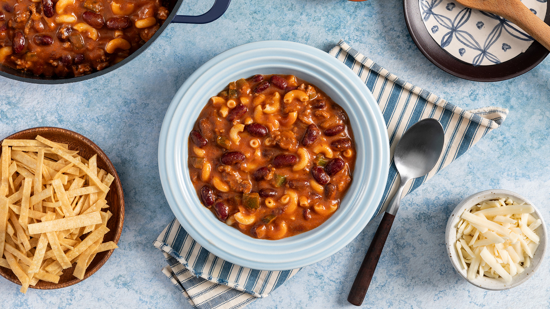 One-Pot Chili Mac-and-Cheese